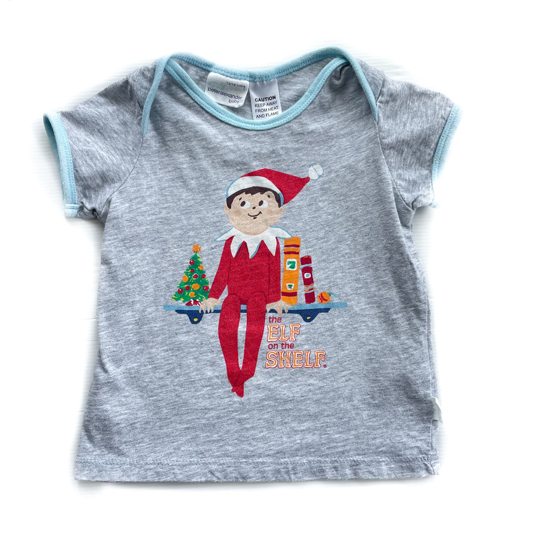Peter Alexander Elf on the shelf pj top (1Y)