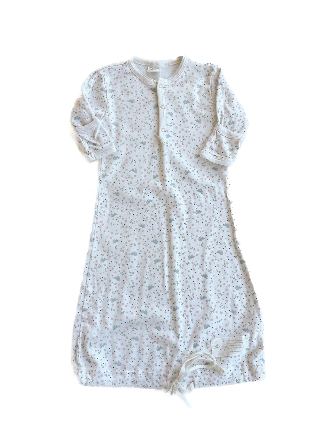 Nature baby organic cotton sleep gown (0-3M)