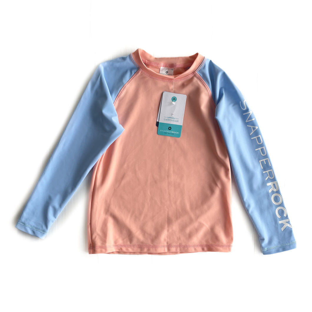 Snapper rock long sleeve rash top NEW (5-6Y)