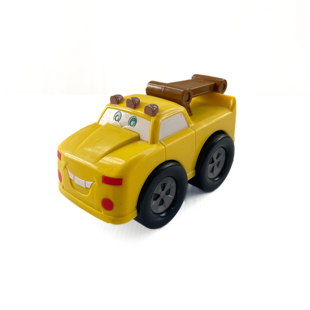 Yellow tow truck
