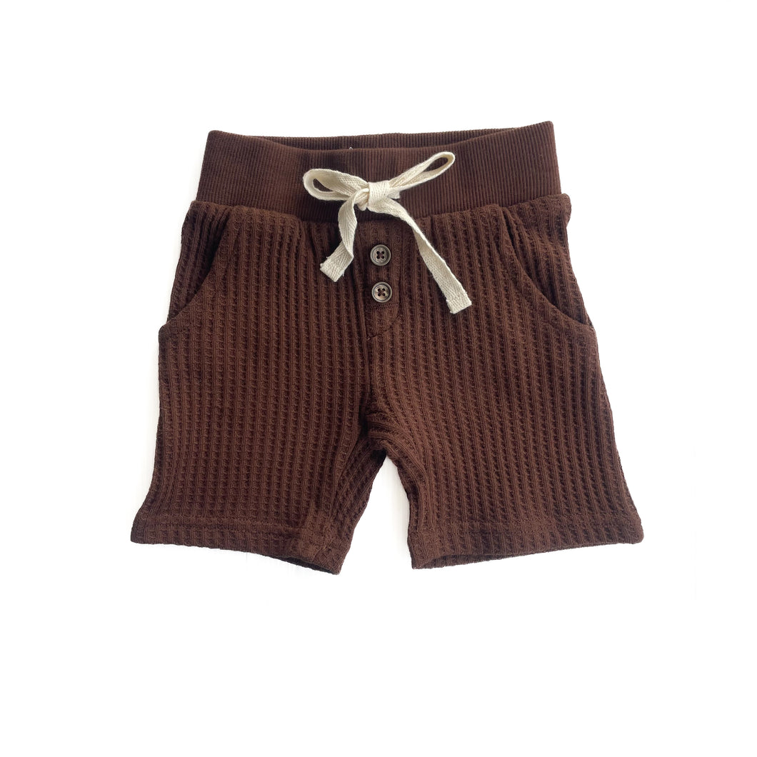 Jamie Kay waffle shorts NEW (3-6M)