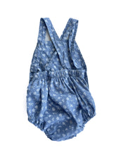 Load image into Gallery viewer, Hootsie chambray floral romper (18-24M)
