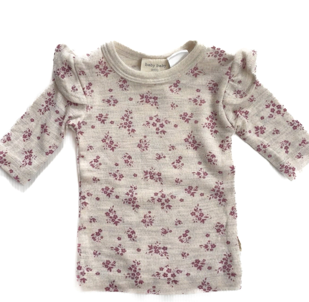 Baby baby merino long sleeve (nb)