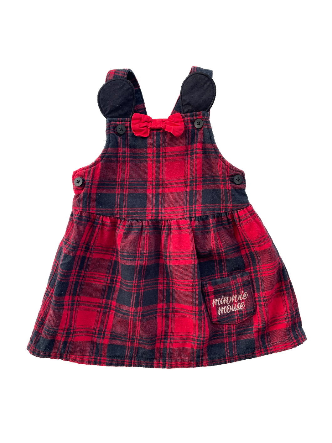Minnie Mouse pinafore (9-12M)