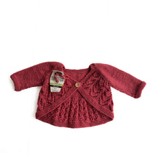 Load image into Gallery viewer, 100% wool knit cardigan NEW (18M)
