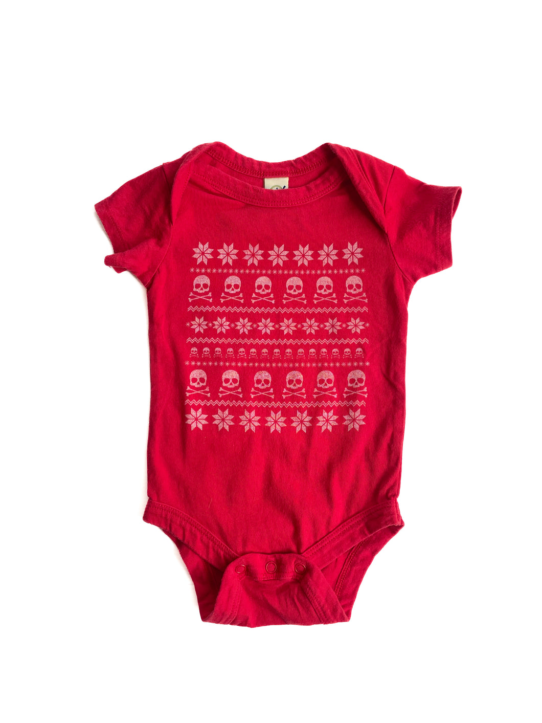 Christmas skull bodysuit (3-6M)
