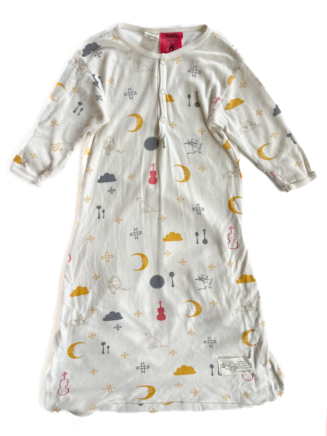 Nature baby organic cotton sleep gown (3-12M)