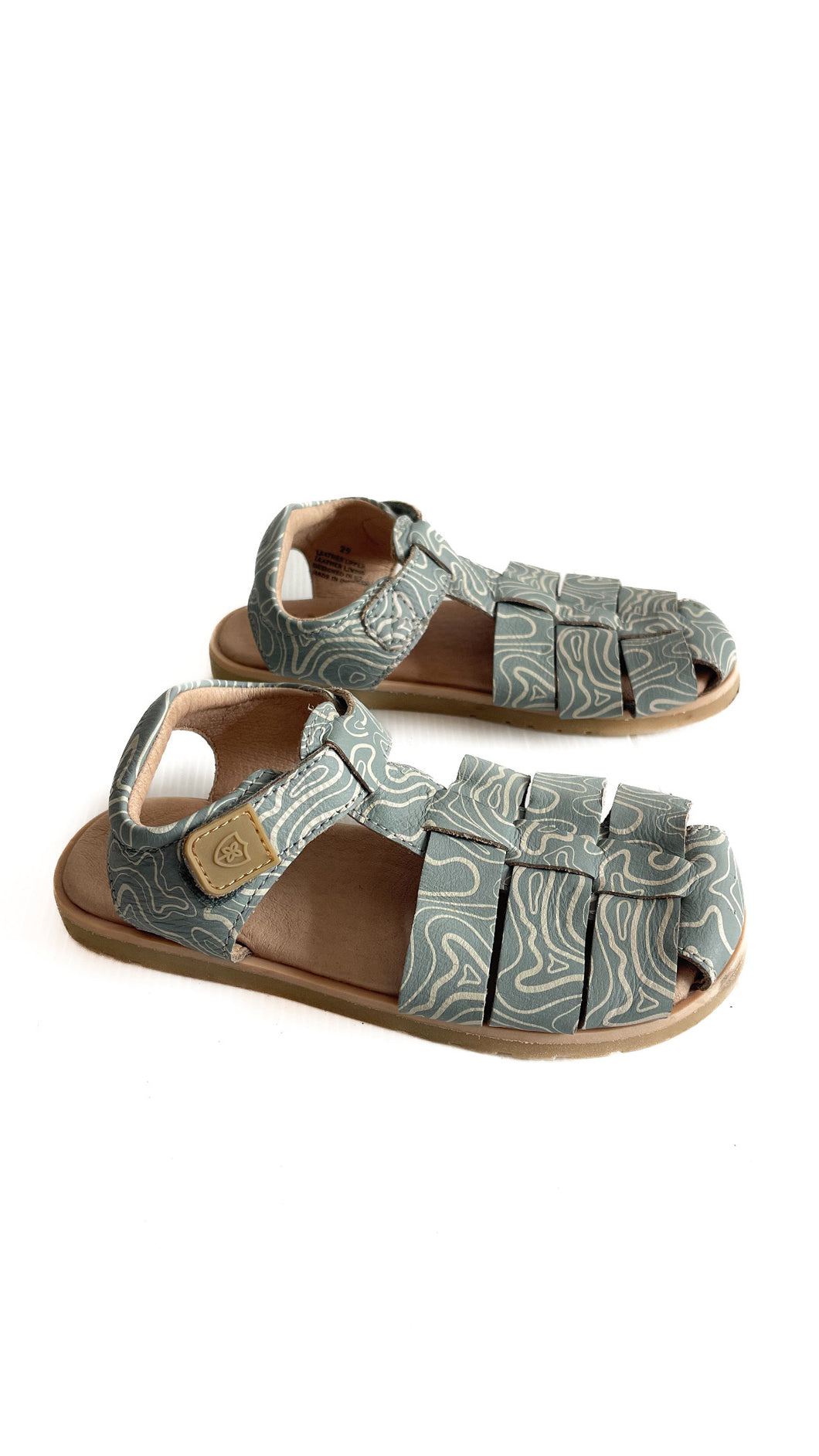 Pretty Brave Rocco Child Sandal - Blue Ripple (29)