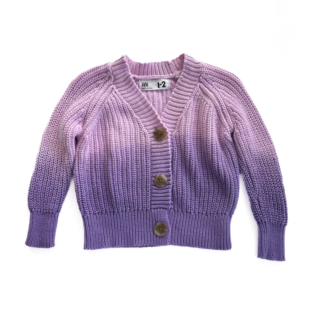 Cotton on ombré cardigan (1-2Y)
