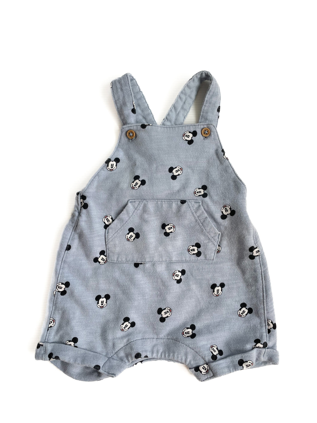 H&M Mickey Mouse shortalls  (1-2M)