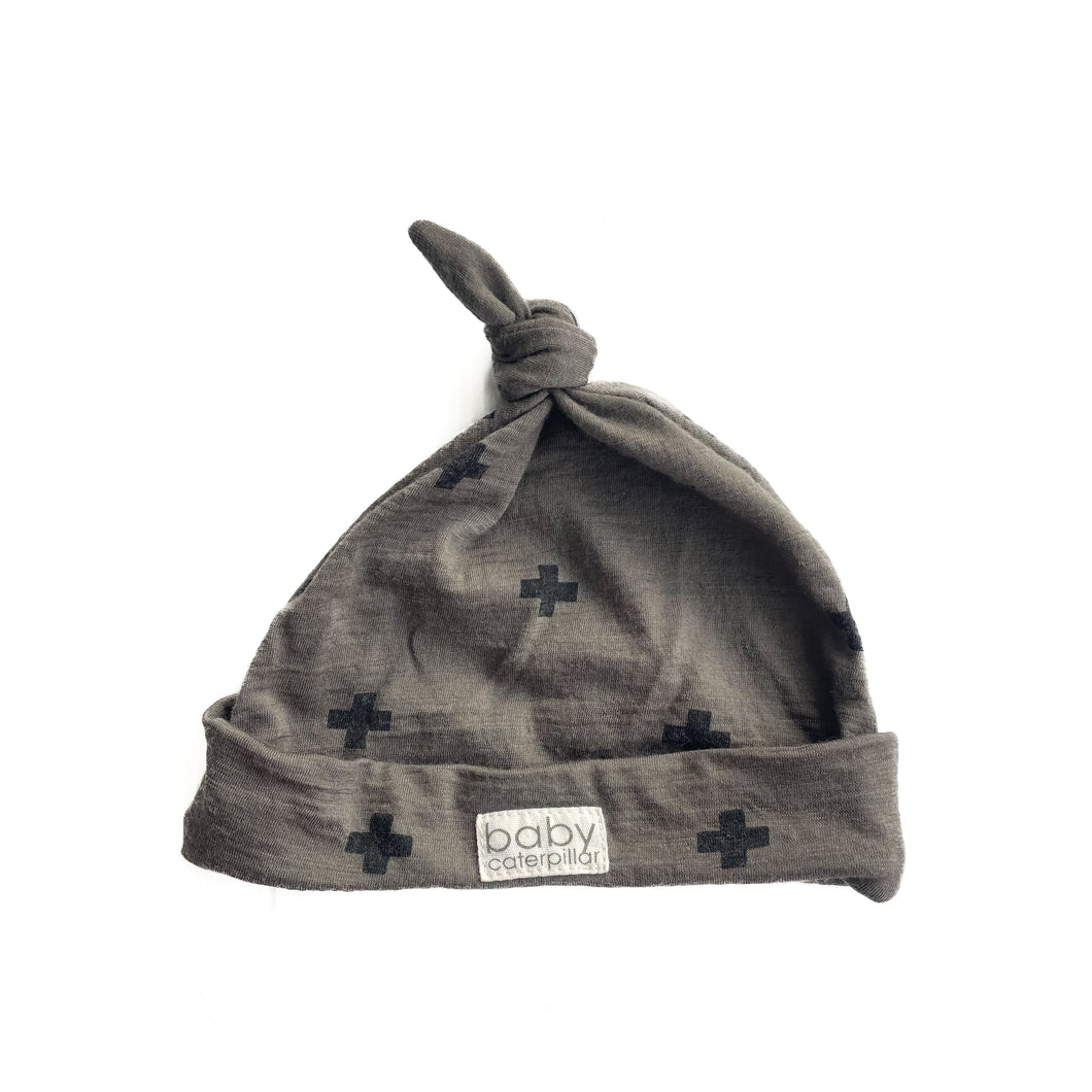 Baby caterpillar merino beanie (0-6M)