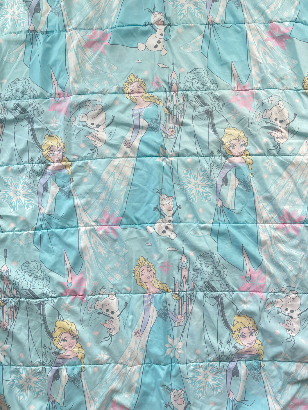 Frozen single size reversible  quilt