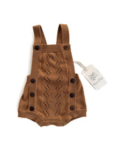 Load image into Gallery viewer, Aster &amp; Oak organic cotton knit romper NEW (6-12M)
