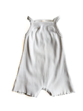 Load image into Gallery viewer, Milk ribbed romper (1-2y)
