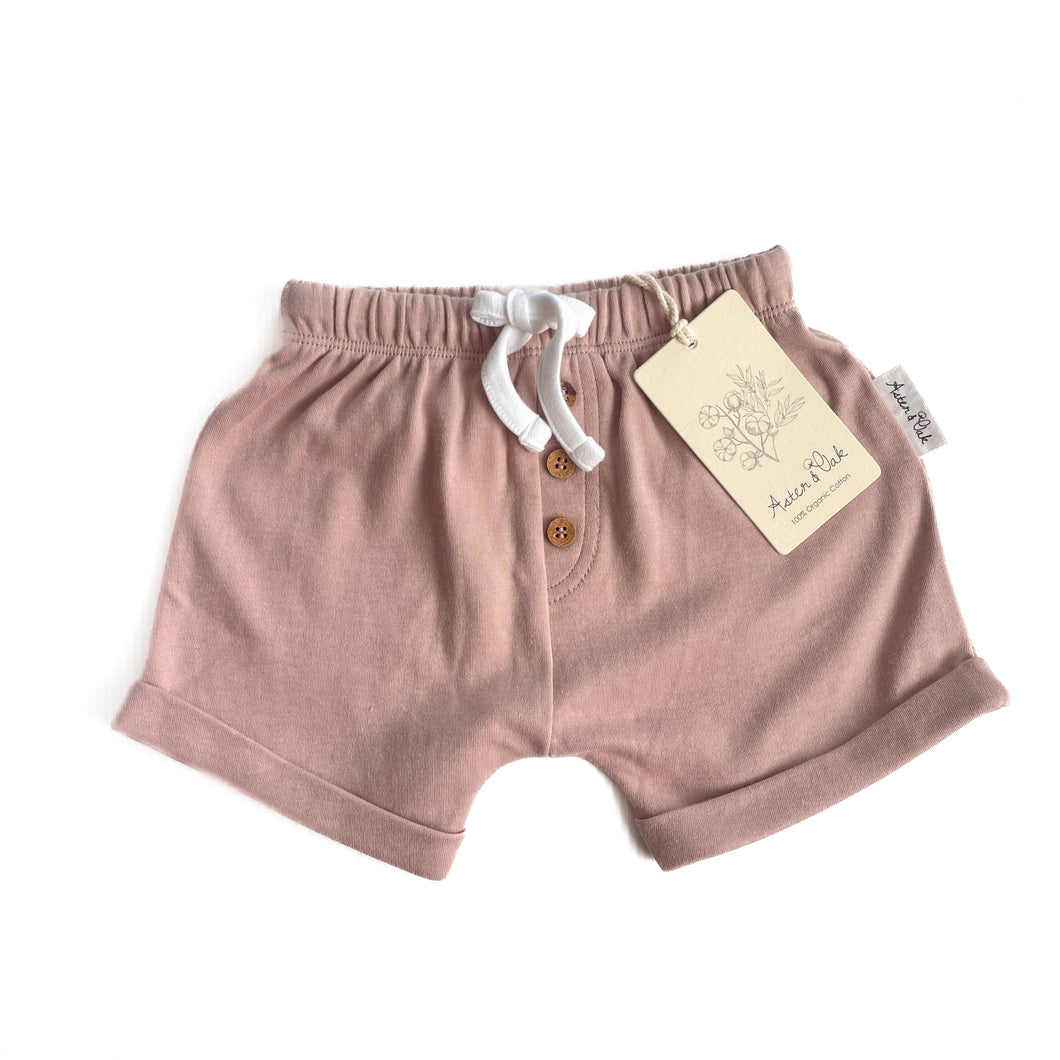 Aster & oak organic cotton shorts NEW (6-12M)