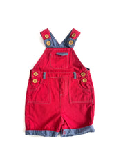 Load image into Gallery viewer, Teeny weeny overalls (6M)
