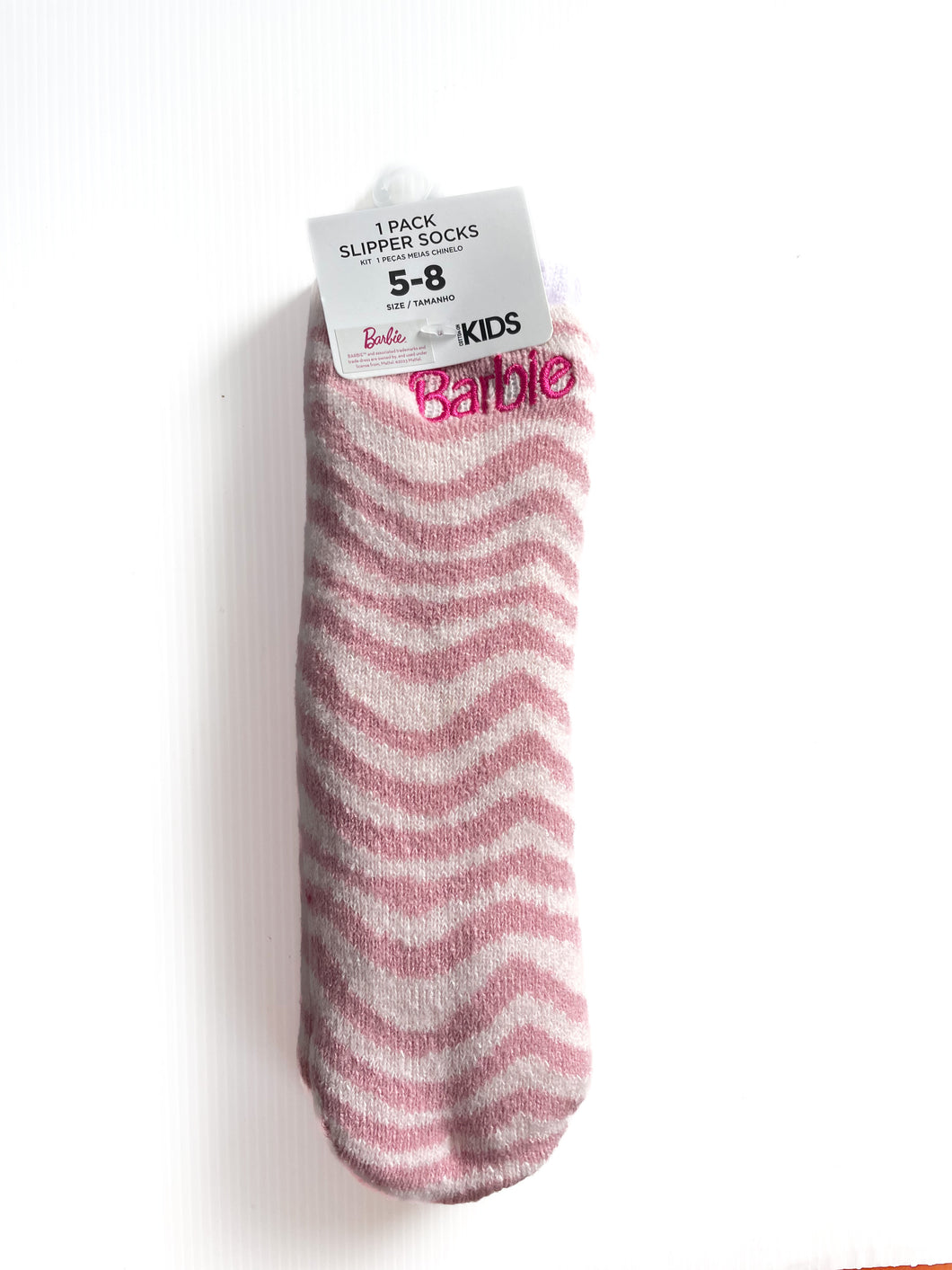 Barbie slipper socks NEW (5-8C)