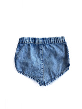 Load image into Gallery viewer, Cotton on chambray shorts (0-3M)
