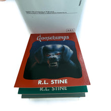 Load image into Gallery viewer, Vintage 1996 goosebumps postcard book
