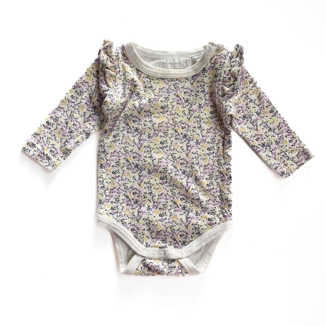 Jamie Kay floral bodysuit (0-3M)