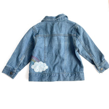 Load image into Gallery viewer, Teeny weeny denim jacket NEW (6-12M)
