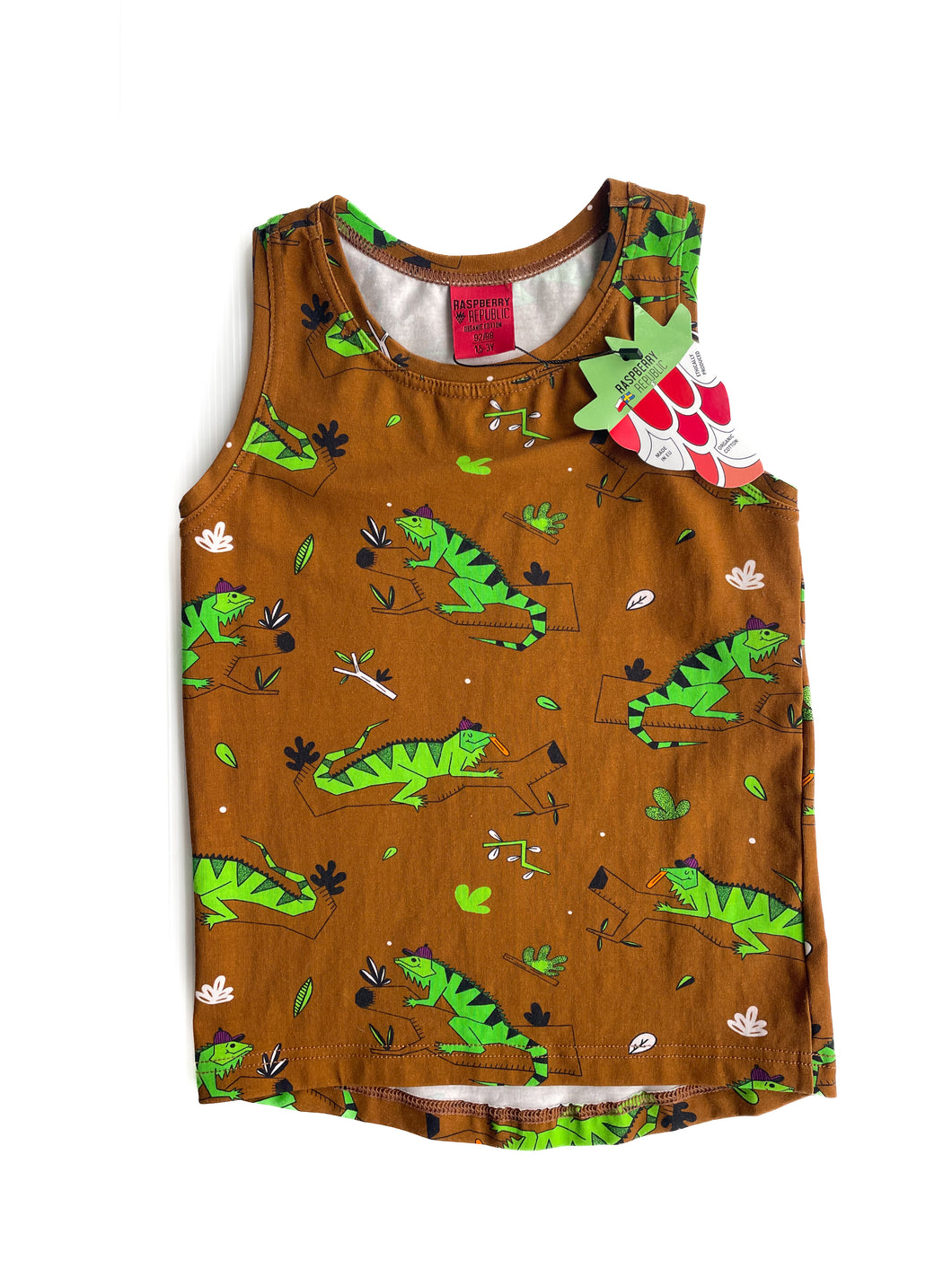 Raspberry republic singlet NEW (2-3Y)