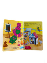 Load image into Gallery viewer, Vintage Barney &amp; baby bop follow that cat book
