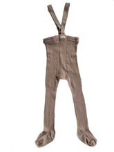 Load image into Gallery viewer, Mile brown beige  tights with braces (2-3Y)
