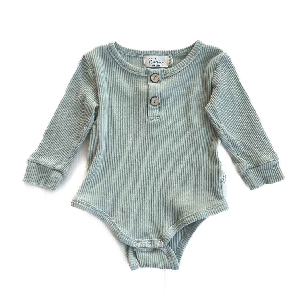 Bohemian bright ribbed bodysuit (1Y)