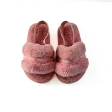 Load image into Gallery viewer, Puma fluffy slides (9C)
