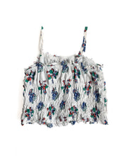 Load image into Gallery viewer, Seed shirred  cropped singlet (7Y)
