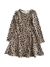 Load image into Gallery viewer, Tilii long sleeve leopard dress
