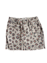 Load image into Gallery viewer, Cotton on leopard denim skirt (9Y)
