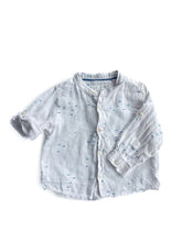 Load image into Gallery viewer, Zara linen shirt (9-12M)

