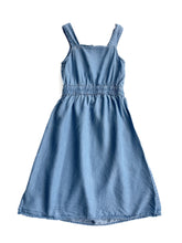 Load image into Gallery viewer, Zara open back chambray dress (7Y)
