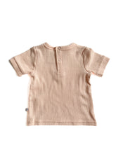 Load image into Gallery viewer, Teeny weeny ribbed T-shirt (0-3M)

