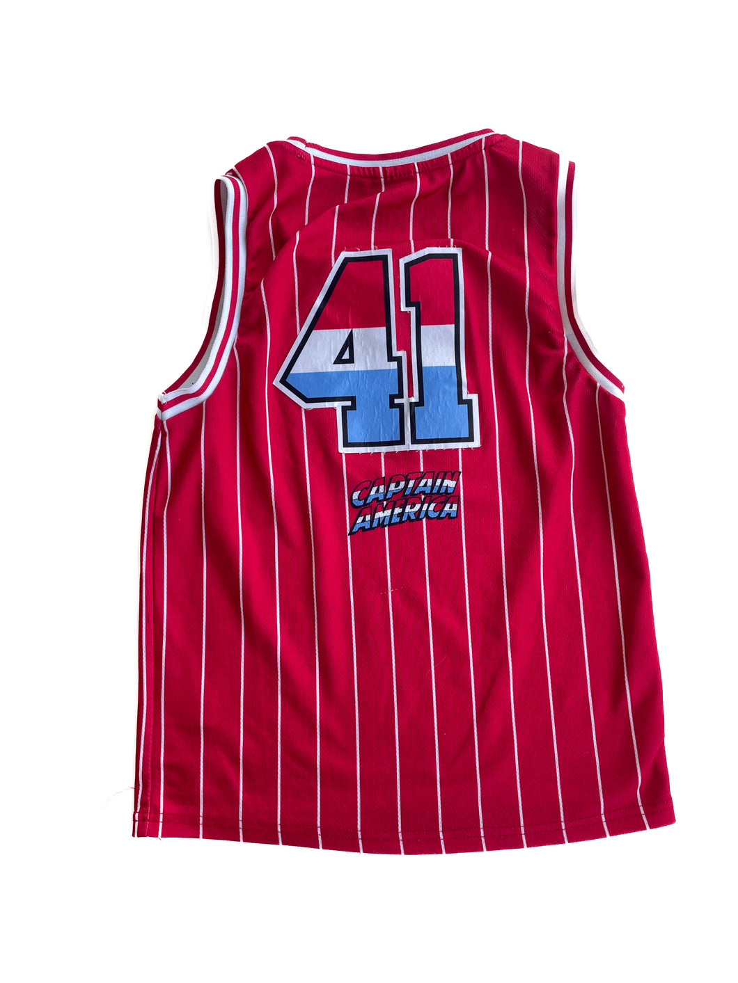 Captain America basketball singlet (9-10Y)