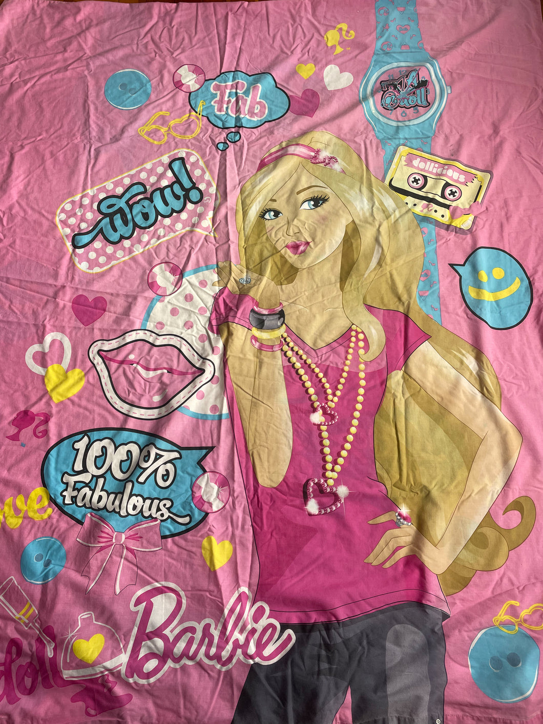 Double barbie duvet cover
