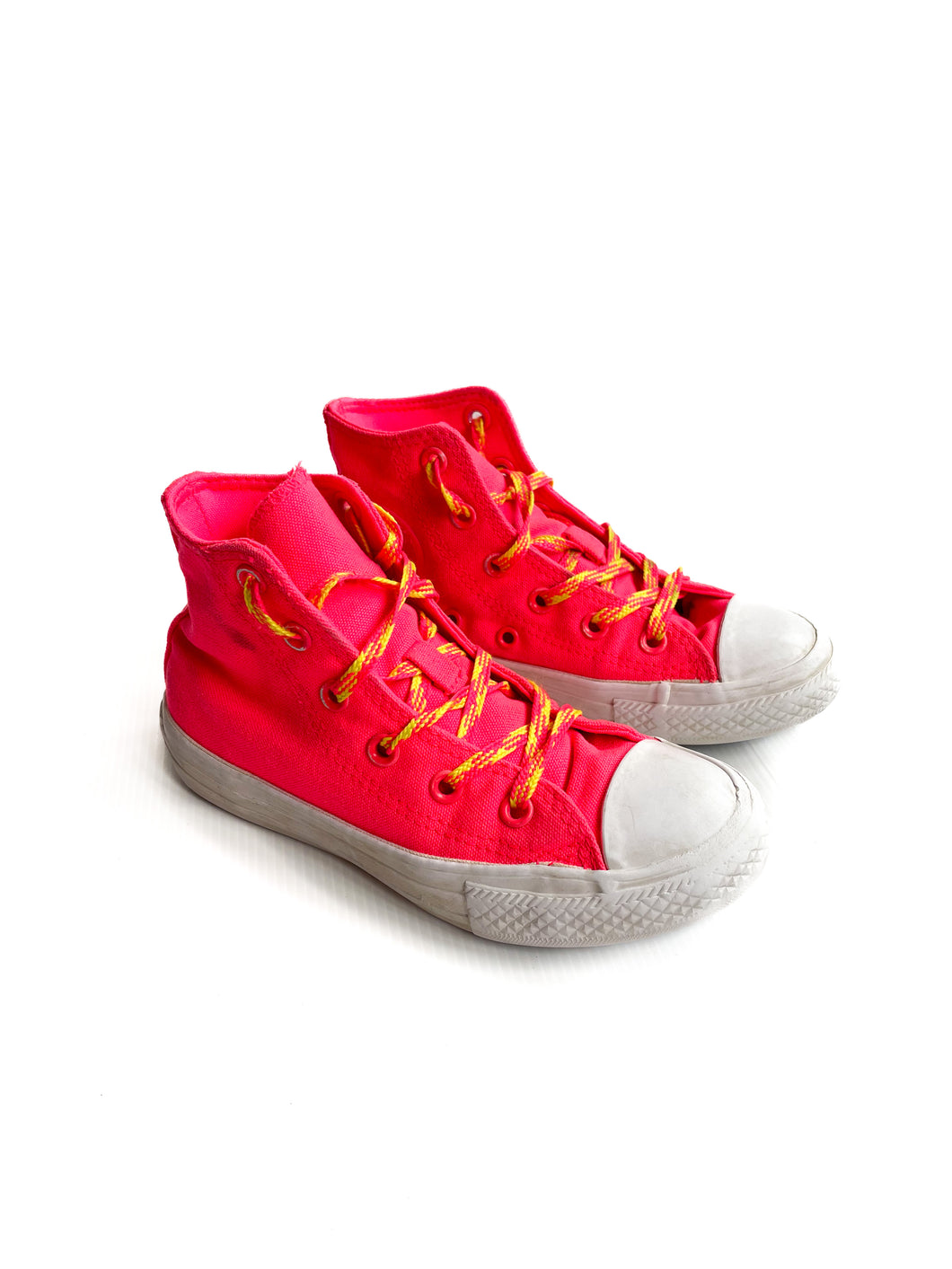 Hot pink Chuck Taylor’s (12C)