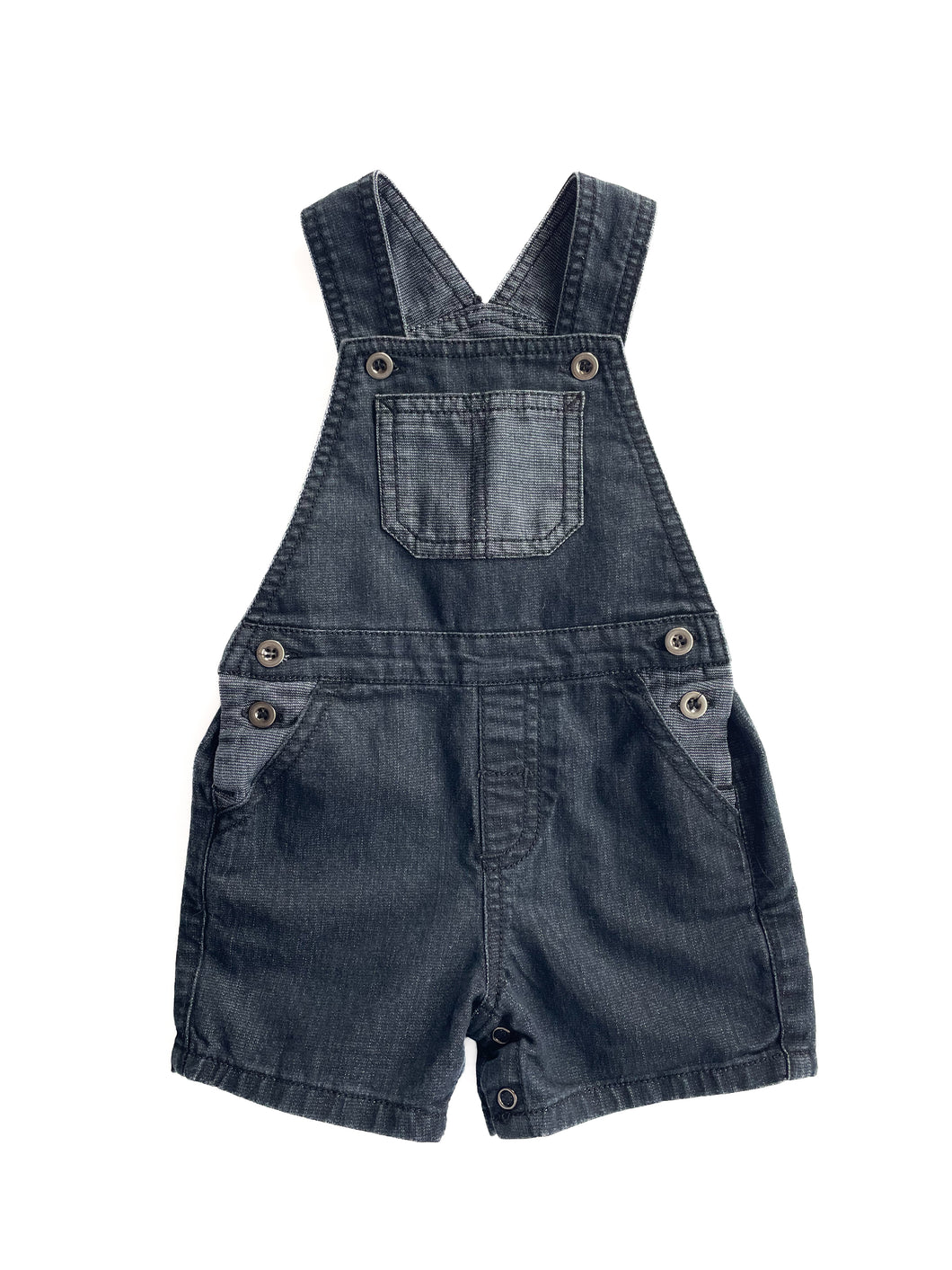 Y2K Jk kids denim shortalls (0-3M)