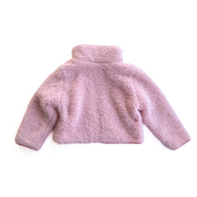 Load image into Gallery viewer, Cotton on Pink teddy  zip-up jacket (1-2Y)
