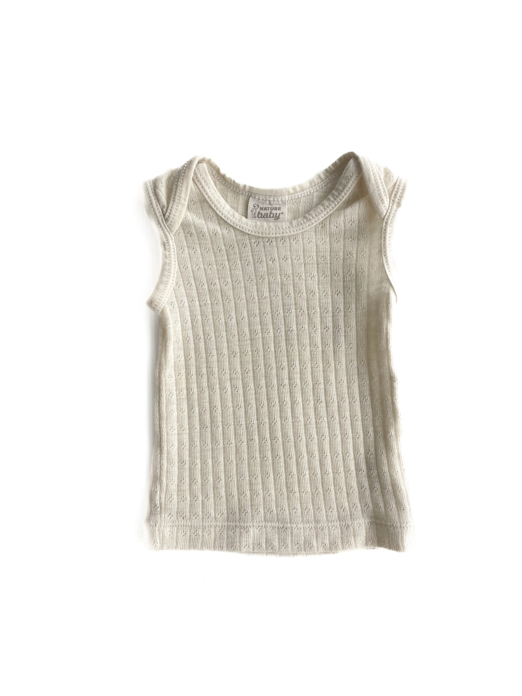 Nature baby merino singlet (nb)