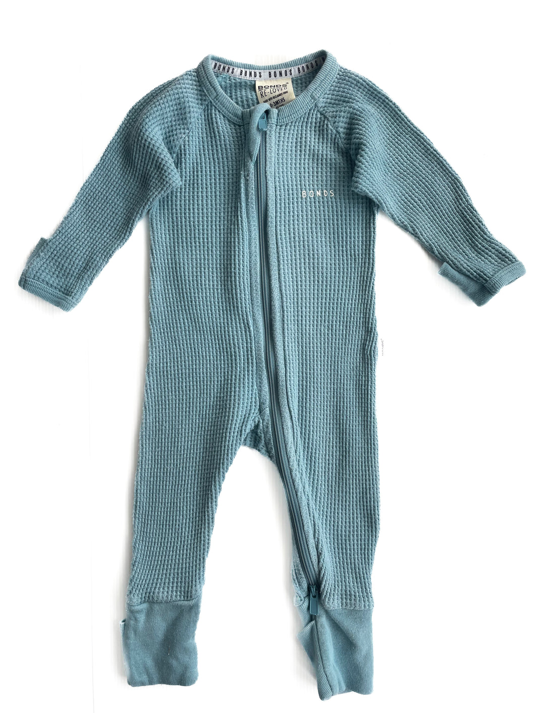 Bonds reloved waffle onesie (0-3M)
