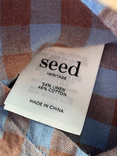 Load image into Gallery viewer, Seed linen blend romper (3-6M(
