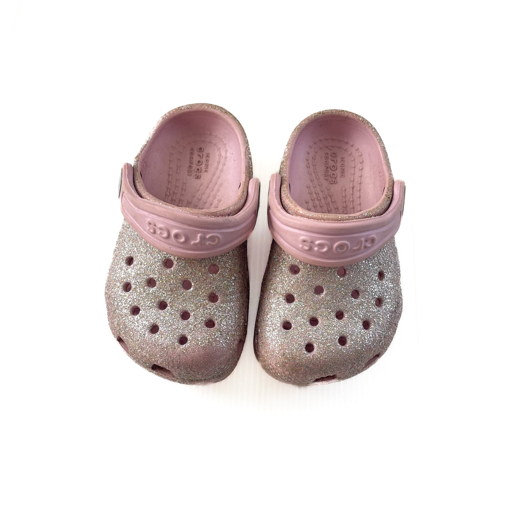 Glitter crocs (5C)