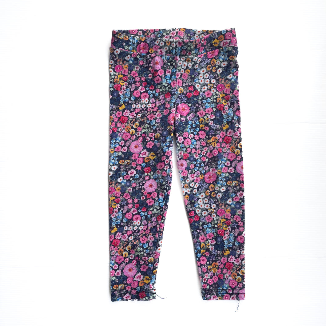 Milky floral tights (1Y)