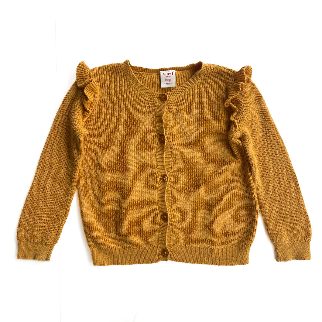 Seed cotton knit cardigan (1Y)