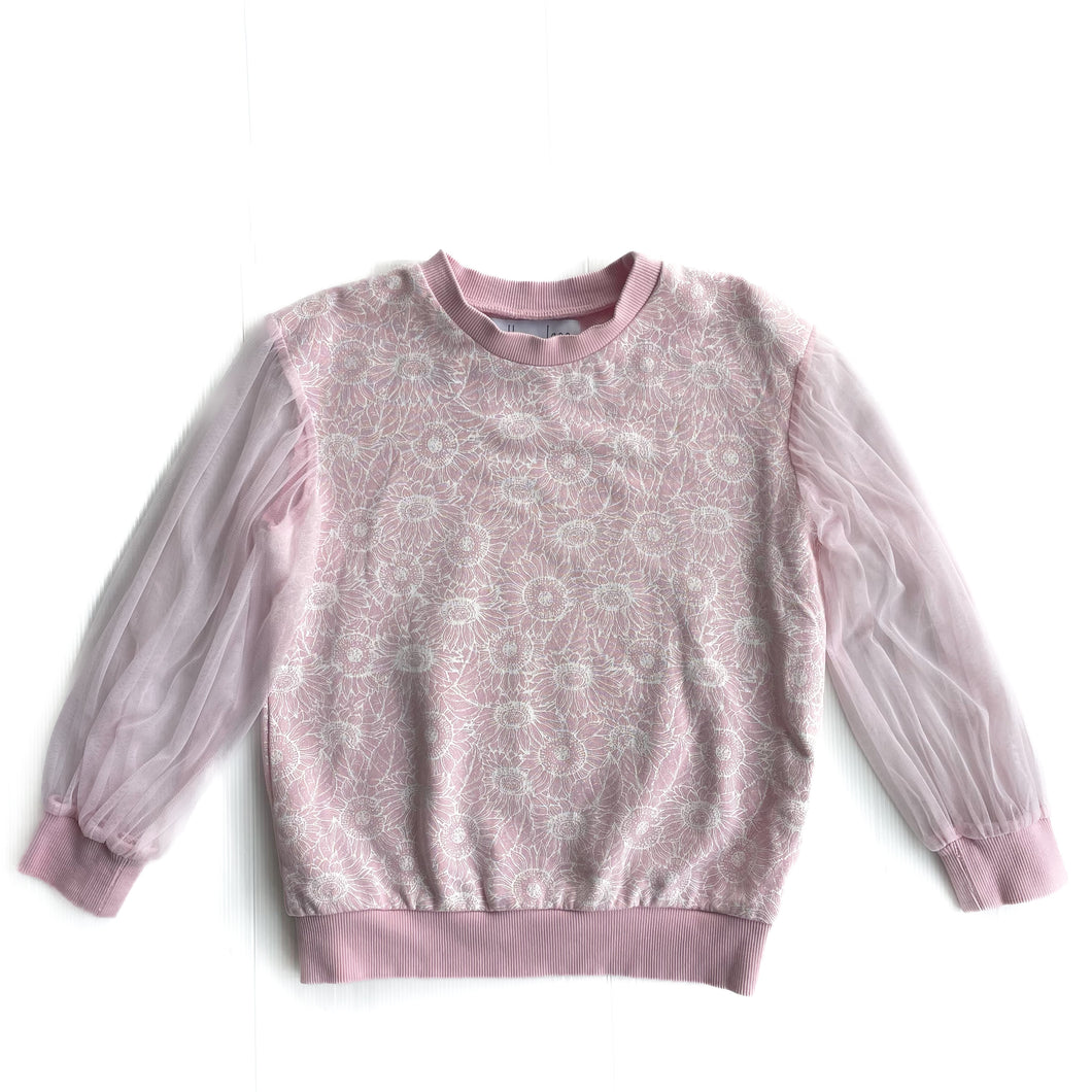 Bella & Lace chiffon sleeve jumper(8Y)