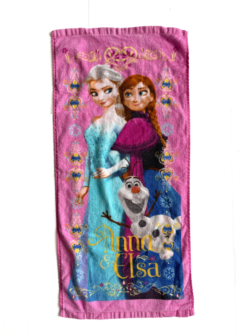 Frozen towel