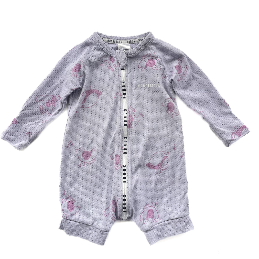 Bonds short leg wondercool suit (3-6M)
